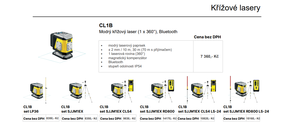 CL1B krížový laser